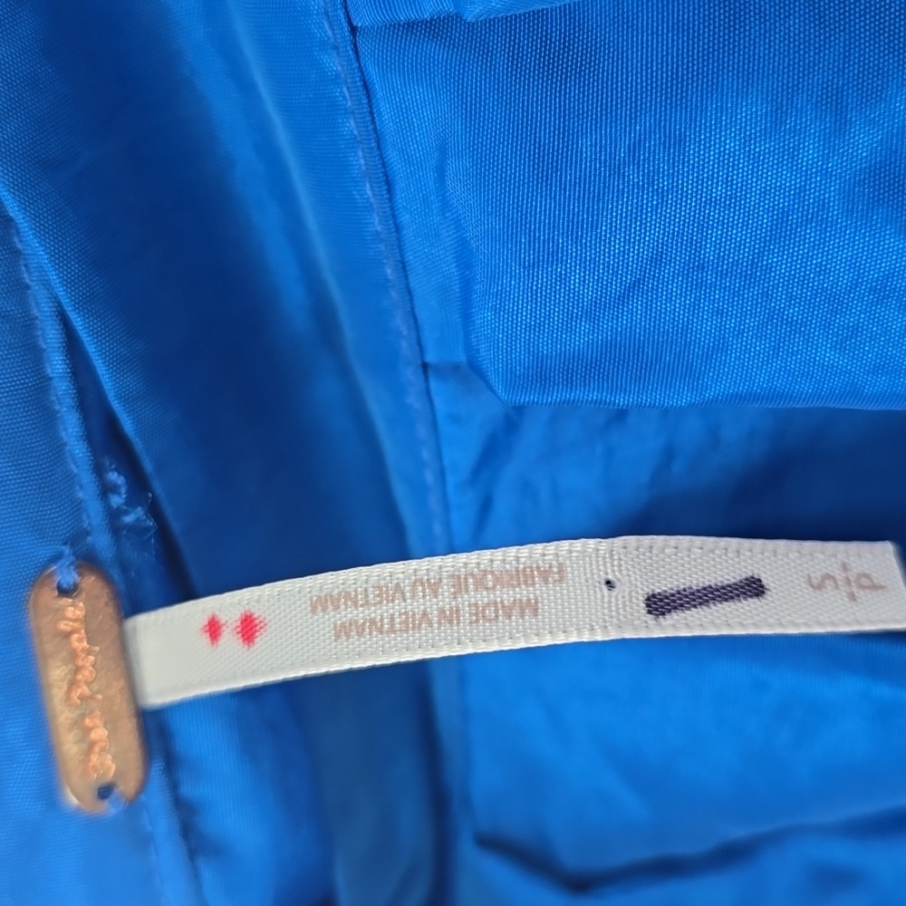 Free‎ People Vibrant Blue A-Line Skirt - Picture 9 of 12